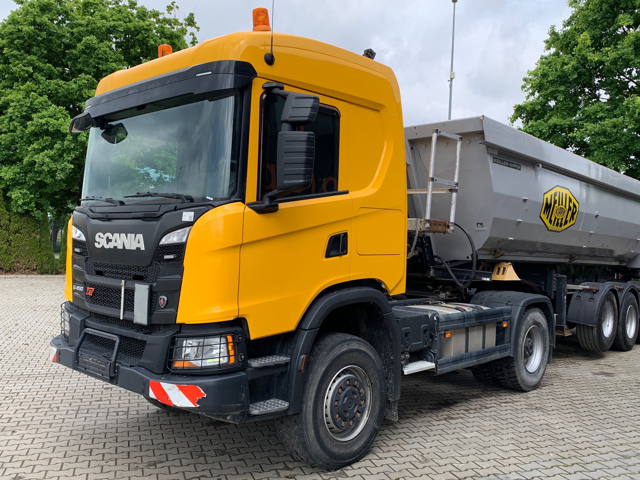 SCANIA G450 XT 4x4 EURO6 CIĄGNIK SIODŁOWY Z HYDRAULIKĄ WYWROTU